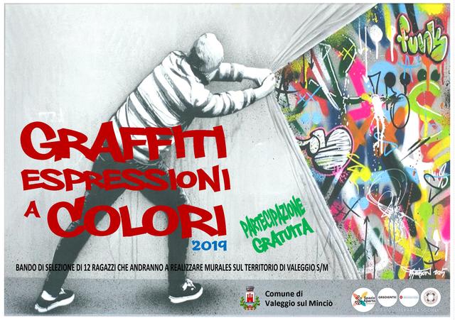 Concorso "Graffiti. Espressioni a colori". Prorogata la scadenza al 29 aprile